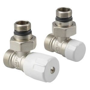AQUALINE - ECO připojovací sada rohová, nikl/bílá CP9810S vyobraziť