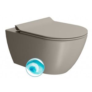 GSI - PURA závěsná WC mísa, Swirlflush, 36x55cm, tortora dual-mat 881505 vyobraziť