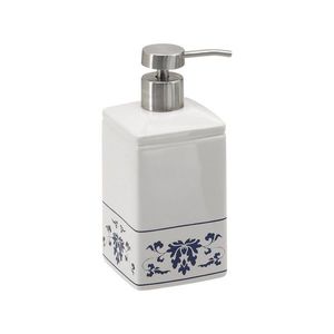 Gedy - CIXI dávkovač mýdla na postavení, porcelán, bílá/modrá CX8189 vyobraziť