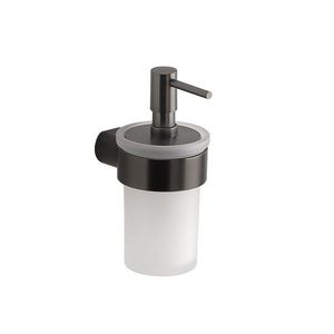 Gedy - PIRENEI dávkovač mýdla 110 ml, mléčné sklo, gun metal PI8181 vyobraziť