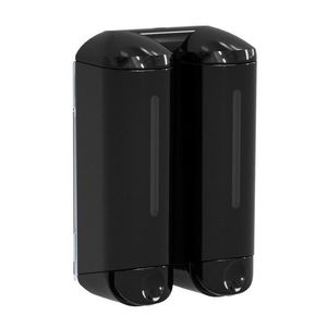 SAPHO - SHOWER MEDIUM dvojitý dávkovač tekutého mýdla, 2x250ml, černá A94803 vyobraziť