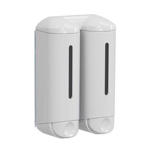 SAPHO - SHOWER MEDIUM dvojitý dávkovač tekutého mýdla, 2x250ml, bílá A94801 vyobraziť