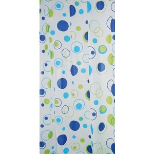 AQUALINE - Sprchový závěs 180x200cm, vinyl, bubliny ZV027 vyobraziť