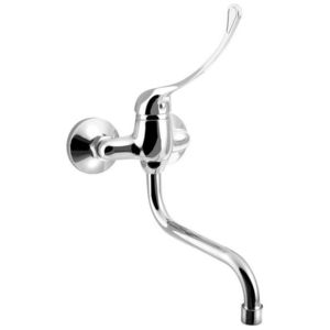 AQUALINE 35 nástěnná baterie, rozteč 100, lékařská páka, ramínko S, 177, chrom 52234 vyobraziť