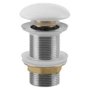 SAPHO - Umyvadlová výpust 5/4“, click-clack, keramická zátka, 10-50, bílá AR900 vyobraziť