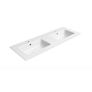 GSI GSI - PURA keramické dvojumyvadlo Slim 122x46cm, bílá ExtraGlaze 8888111 vyobraziť
