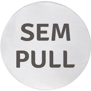 SAPHO - Cedule SEM/PULL, Ø 75, nerez mat XP126 vyobraziť