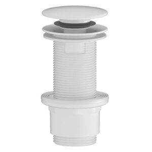 SAPHO - Umyvadlová výpust 5/4“, click-clack, velká zátka, 10-80, ABS/bílá mat CV1132WM vyobraziť