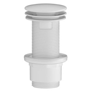 SAPHO - Umyvadlová výpust 5/4“, neuzavíratelná, velká zátka, 10-80, ABS/bílá CV1232W vyobraziť