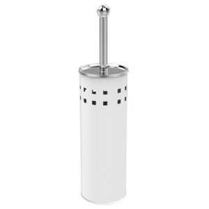 AQUALINE - SIMPLE LINE WC štětka válcová s otvory, bílá 04002W vyobraziť