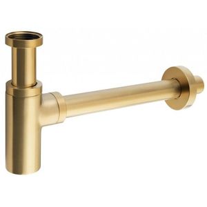SAPHO - Umyvadlový sifon 5/4", odpad 32, kulatý, zlato mat SI519 vyobraziť
