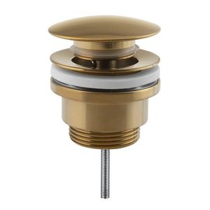 SAPHO - Umyvadlová výpust 5/4“, click-clack, velká zátka, 10-55, zlato mat CV1002GB vyobraziť