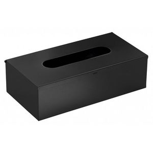 Gedy - Zásobník na papírové kapesníky závěsný, 250x75x130 černá mat 230814 vyobraziť