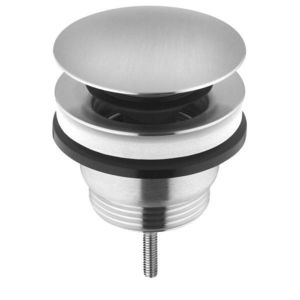 SAPHO - MINIMAL umyvadlová výpust 5/4“, click-clack, velká krytka, nerez mat MI059 vyobraziť