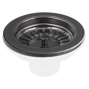Bruckner - Dřezová výpust 6/4", nerez/gun metal 155.121.6 vyobraziť