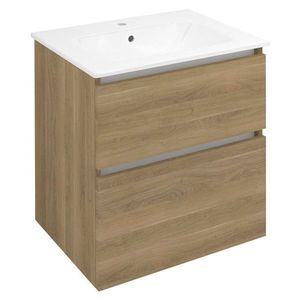 SAPHO - EZARA umyvadlová skříňka 59, 2x64x46cm, dub cuneo EZ601-2525 vyobraziť