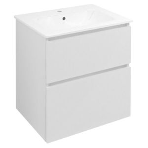 SAPHO - EZARA umyvadlová skříňka 59, 2x64x46cm, bílá lesk EZ601-3030 vyobraziť