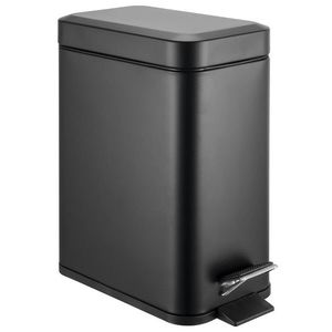 AQUALINE AQUALINE - SIMPLE LINE odpadkový koš obdélníkový 5l, černá mat GAQ005B vyobraziť