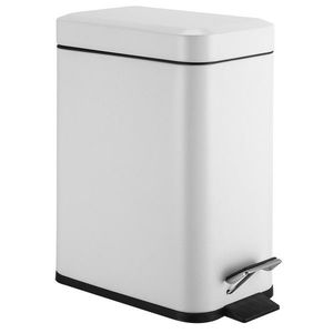 AQUALINE AQUALINE - SIMPLE LINE odpadkový koš obdélníkový 5l, bílá mat GAQ005W vyobraziť