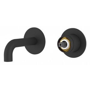 SAPHO - ULTRAMIX tělo podomítkové dvouprvkové umyvadlové baterie, hubice 10cm, černá mat UT110B-1 vyobraziť