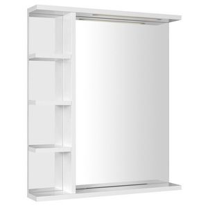 AQUALINE - KORIN STRIP zrcadlo s LED osvětlením a policemi 60x70x12cm KO370S vyobraziť