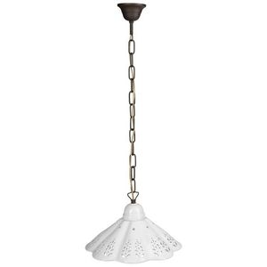 SAPHO - LAMPEDUSA závěsné svítidlo E27, 60W, 230V, IP21, keramické stínítko 30cm, mosazný řetěz MC111C vyobraziť