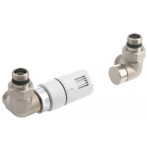AQUALINE - ECO připojovací sada termostatická, levá, nikl/bílá CP9911LS vyobraziť