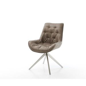 Jedálenská stolička Taimi-Flex taupe vintage krížová podnož široká vyobraziť