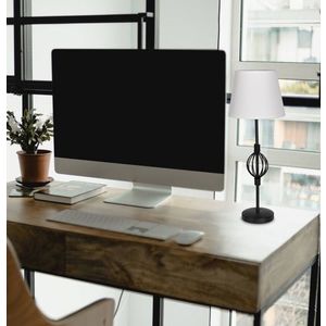 Čiernobiela kancelárska lampa 40W E14 Rozeta vyobraziť