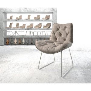 Jedálenská stolička Taimi-Flex taupe vintage s tenkou základňou vyobraziť