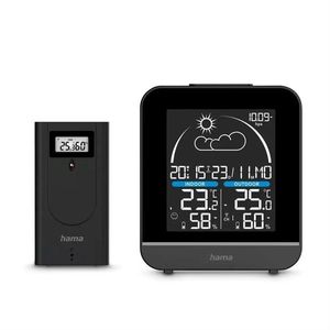 HAMA 222218 LA GOMERA, DIGITALNA METEOSTANICA, VA DISPLEJ, BEZDROTOVY SENZOR, SIETOVY ZDROJ, 2 AA vystavený kus vyobraziť