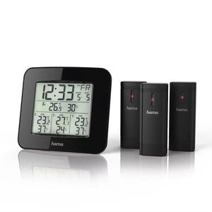 HAMA 186311 EWS-TRIO, METEOSTANICA S 3 SENZORMI vystavený kus vyobraziť