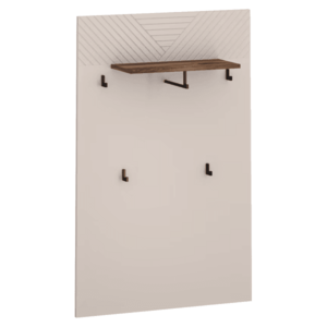 Vešiakový panel 80, kašmír/dub castello, EYCO vyobraziť