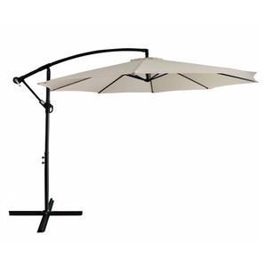 KONDELA Zaim New záhradný slnečník 330 cm čierna / béžová vyobraziť