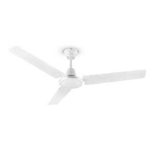 Klarstein Spin Doctor, stropný ventilátor, 55 W, 122 cm, 3 ramená, nehrdzavejúca oceľ, biely vyobraziť