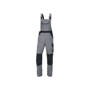 PARKSIDE® Pánske montérky na traky s podšívkou (50, sivá/čierna) vyobraziť