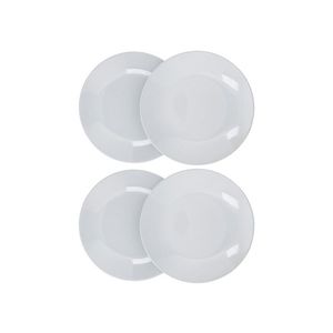 SILVERCREST® Taniere/Misky, 4 kusy (tanier, biela) vyobraziť