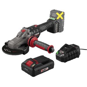 PARKSIDE PERFORMANCE® Aku uhlová brúska s plochou hlavou PPWSFA 20-Li C4 + Smart akumulátor 20 V/4 Ah PAPS 204 B1 + Nabíjačka 20 V/4, 5 A vyobraziť