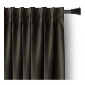 Hnedý zamatový dimout záves 140x270 cm – Restilo vyobraziť