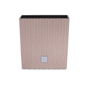 Prosperplast Kvetináč vo vzhľade ratanu Rato Low (kávová, 22, 3 x 22, 3 x 22, 8 cm) vyobraziť