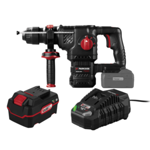 PARKSIDE PERFORMANCE® Aku kombinované kladivo PKHAP 205 A1 + Akumulátor 20 V/4 Ah + Nabíjačka na akumulátor 20 V/4, 5 A vyobraziť
