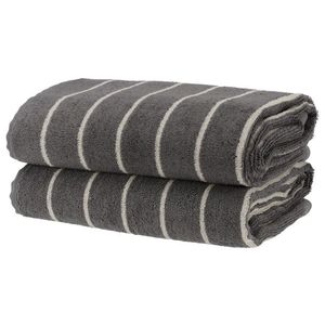 LIVARNO home Froté uteráky, 50 x 100 cm, 2 kusy (sivá/biela) vyobraziť