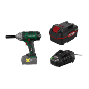 PARKSIDE® Aku rázový uťahovák PASSK 20-Li C4 + Akumulátor 20 V/4 Ah PAP 20 B3 + Nabíjačka na akumulátor PLG 20 C3 20 V/4, 5 A vyobraziť