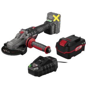 PARKSIDE PERFORMANCE® Aku uhlová brúska s plochou hlavou PPWSFA 20-Li C4 + Akumulátor 20 V/4 Ah + Nabíjačka na akumulátor 20 V/4, 5 A vyobraziť