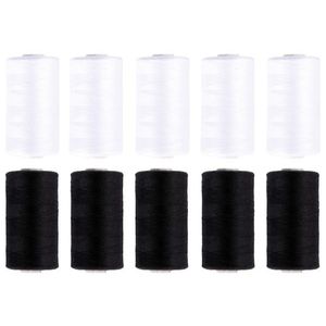 crelando® Univerzálne nite – Syngarn, 10 x 500 m (čierna/biela) vyobraziť