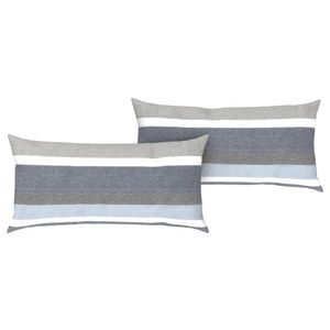 LIVARNO home Obliečka na vankúše z bavlny Renforcé, 80 x 40 cm, 2 kusy (pruhy) vyobraziť