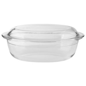 SILVERCREST® Sklenená zapekacia forma s pokrievkou (oválny tvar) vyobraziť