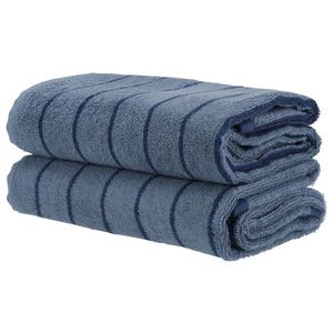 LIVARNO home Froté uteráky, 50 x 100 cm, 2 kusy (modrá) vyobraziť