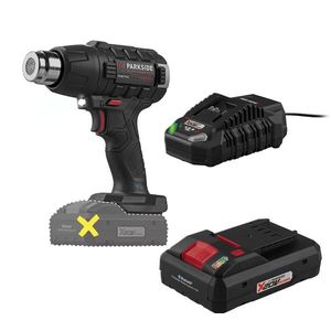 PARKSIDE PERFORMANCE® Aku teplovzdušná pištoľ PPHLGA 20-Li A2 + Smart akumulátor 20 V/4 Ah PAPS 204 B1 + Nabíjačka 20 V/4, 5 A vyobraziť