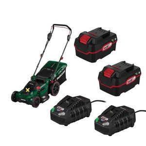 PARKSIDE® Aku kosačka na trávu PRMA 40-Li D2 + 2 x Akumulátor 20 V/4 Ah + 2 x Nabíjačka akumulátora 20 V/4, 5 A vyobraziť